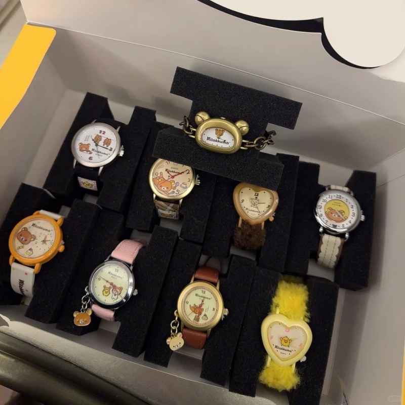 Moments Watches & Jewelry Burlington - Originele Rilakkuma Gulugulu Moment Series Polshorloge