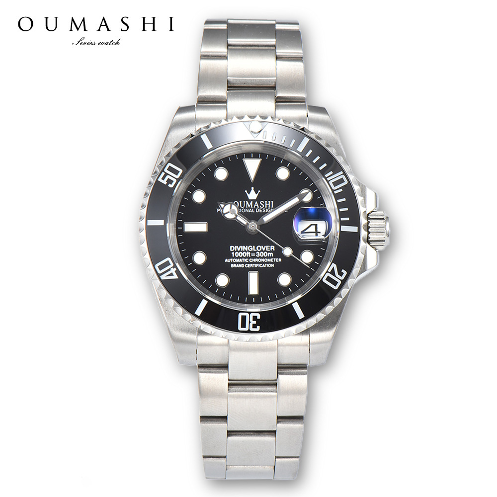Leather Bracelet - 40 mm horloge Automatisch mechanisch horloge