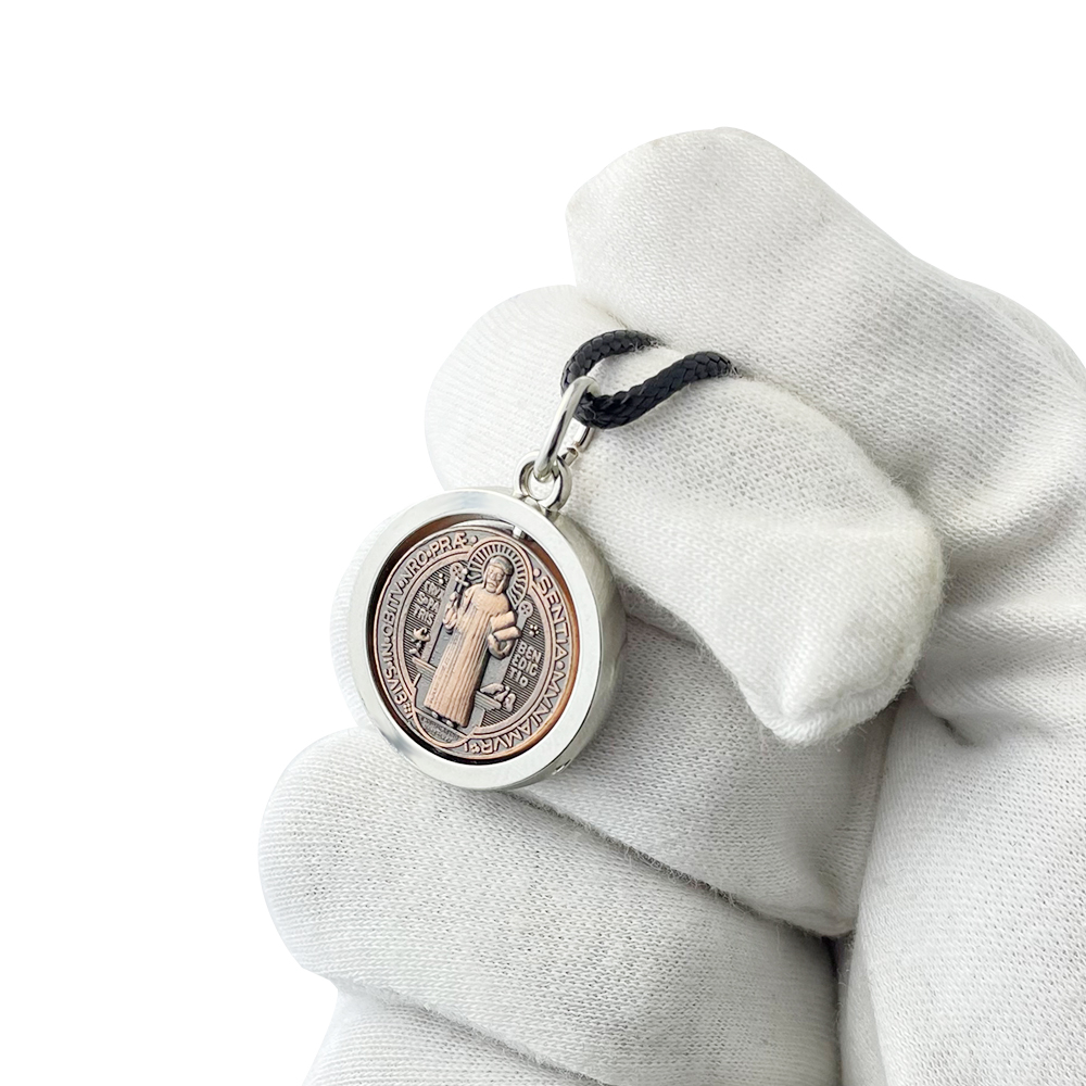 Jewelry & Watches Ltd - Nieuwe St. Benedictus Medaille Ketting Katholieke