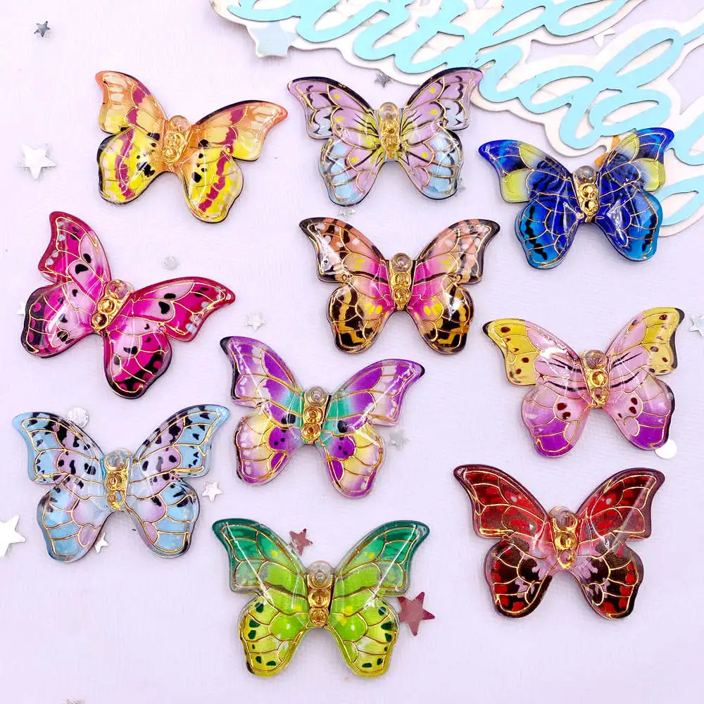 Paradise Jewelry & Watches Llc Miami Photos - 10 stks Kleurrijke Mooie Vlinder Beeldjes