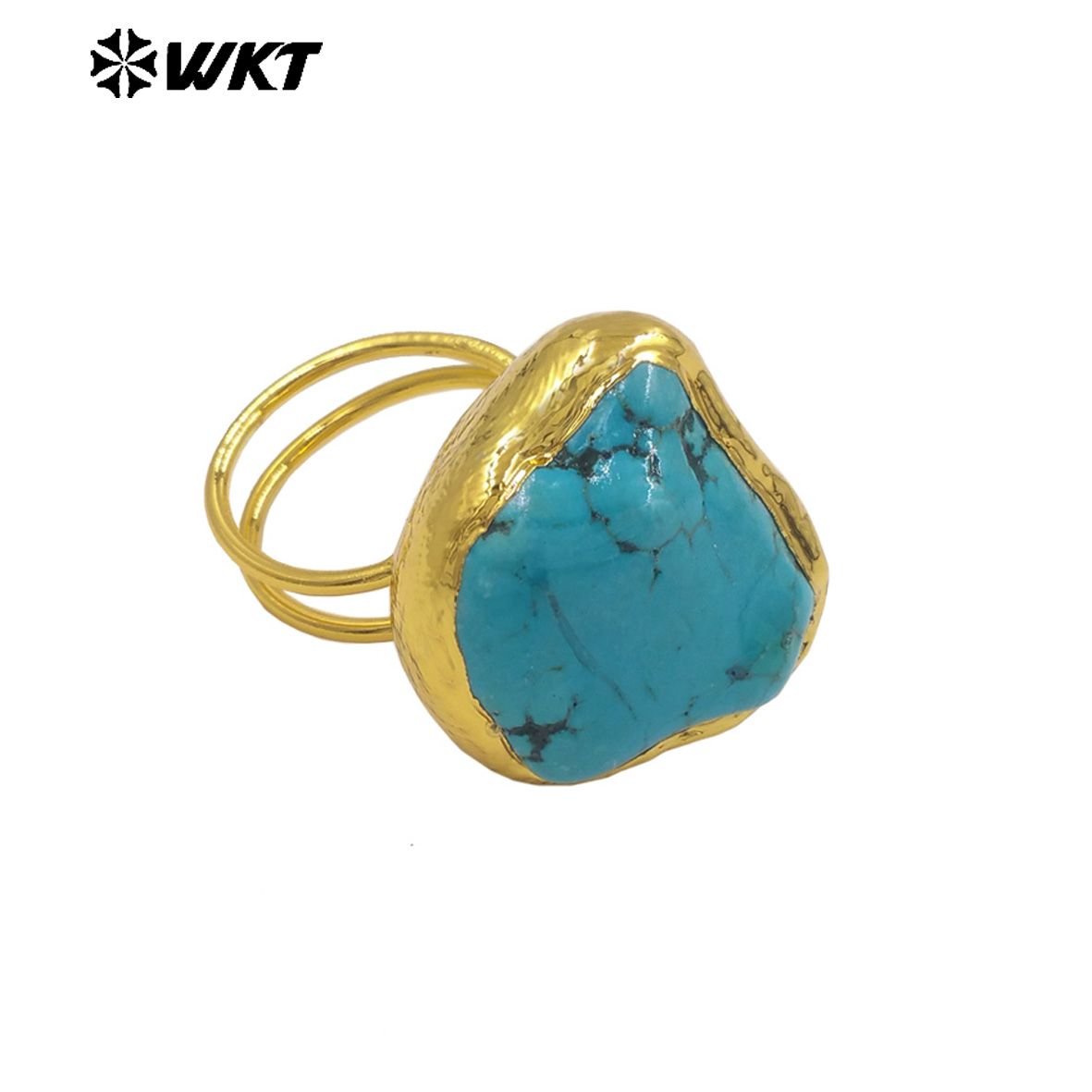 WT-R579 Vintage Mode Verguld N - Turquoise Stone Ring recensie en prijs