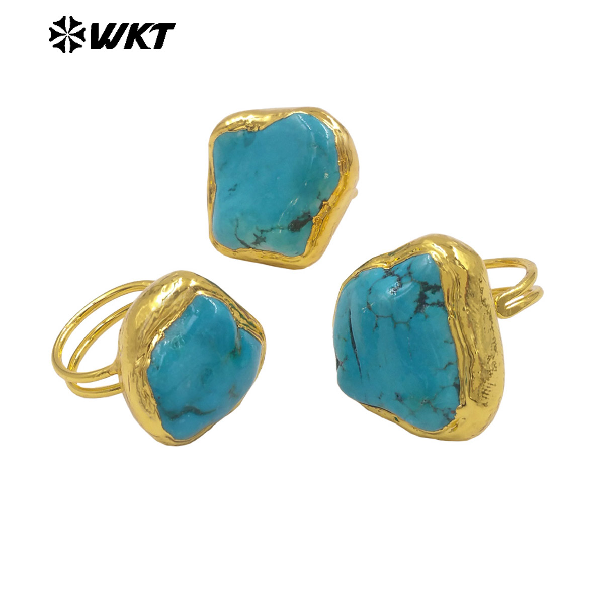 WT-R579 Vintage Mode Verguld N - Turquoise Stone Ring recensie en prijs