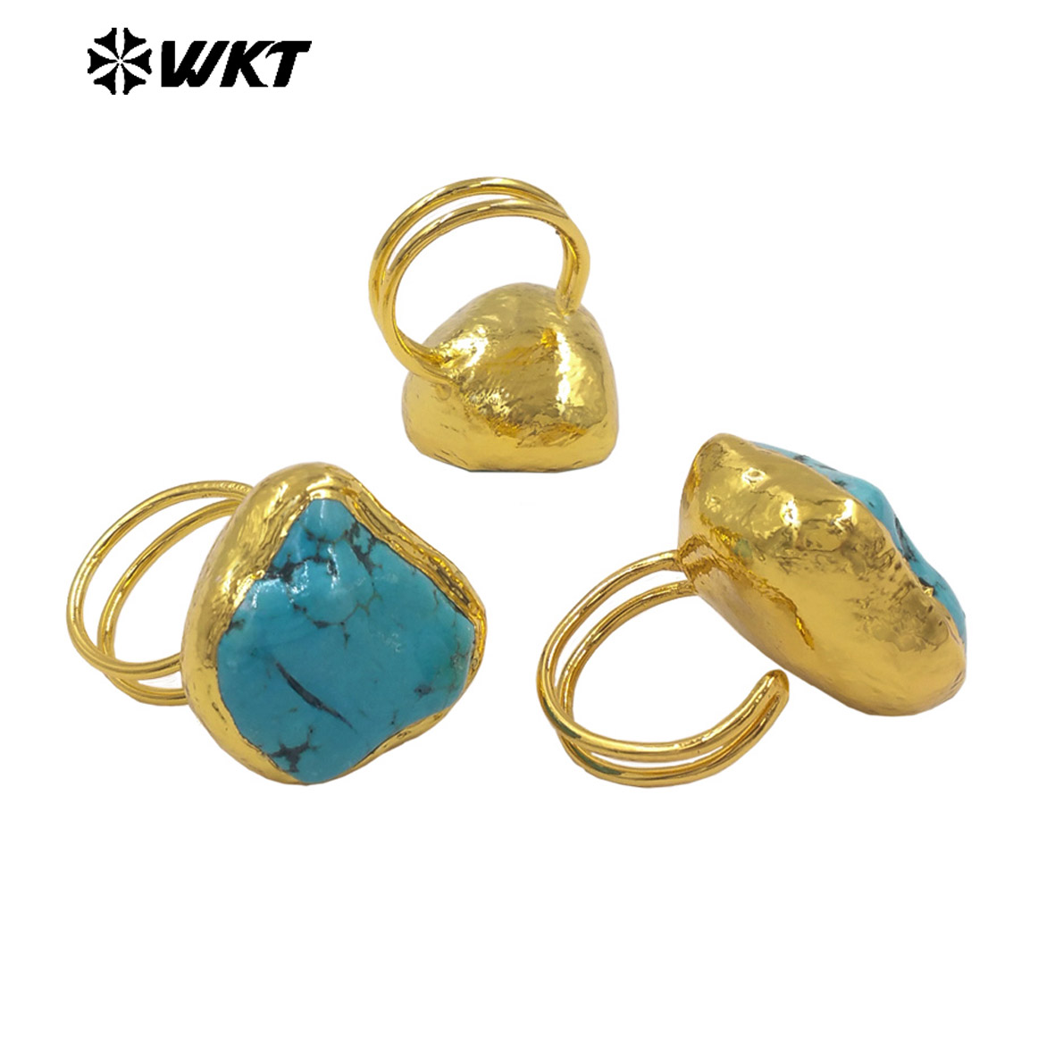 WT-R579 Vintage Mode Verguld N - Turquoise Stone Ring recensie en prijs