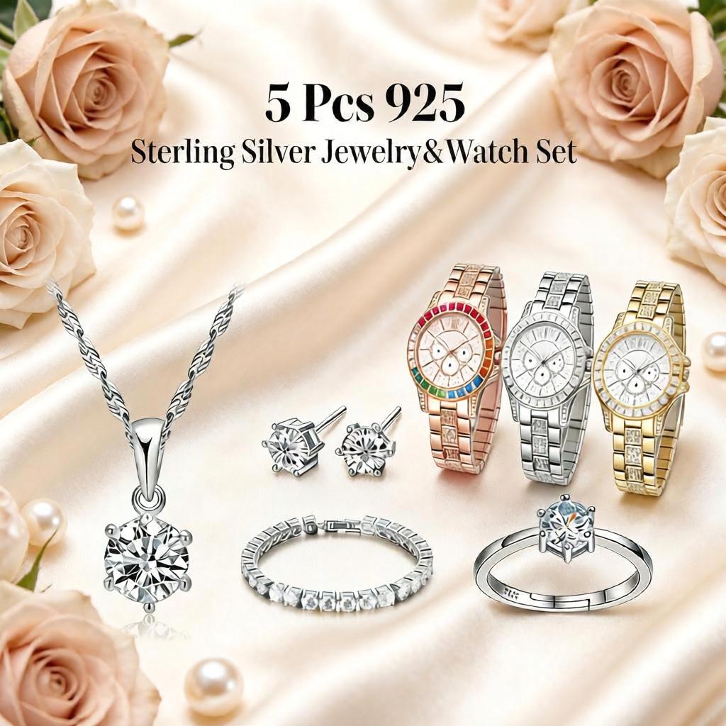 Mooie 925 sterling zilveren ge - Best Jewelry Watches For Women recensie en prijs