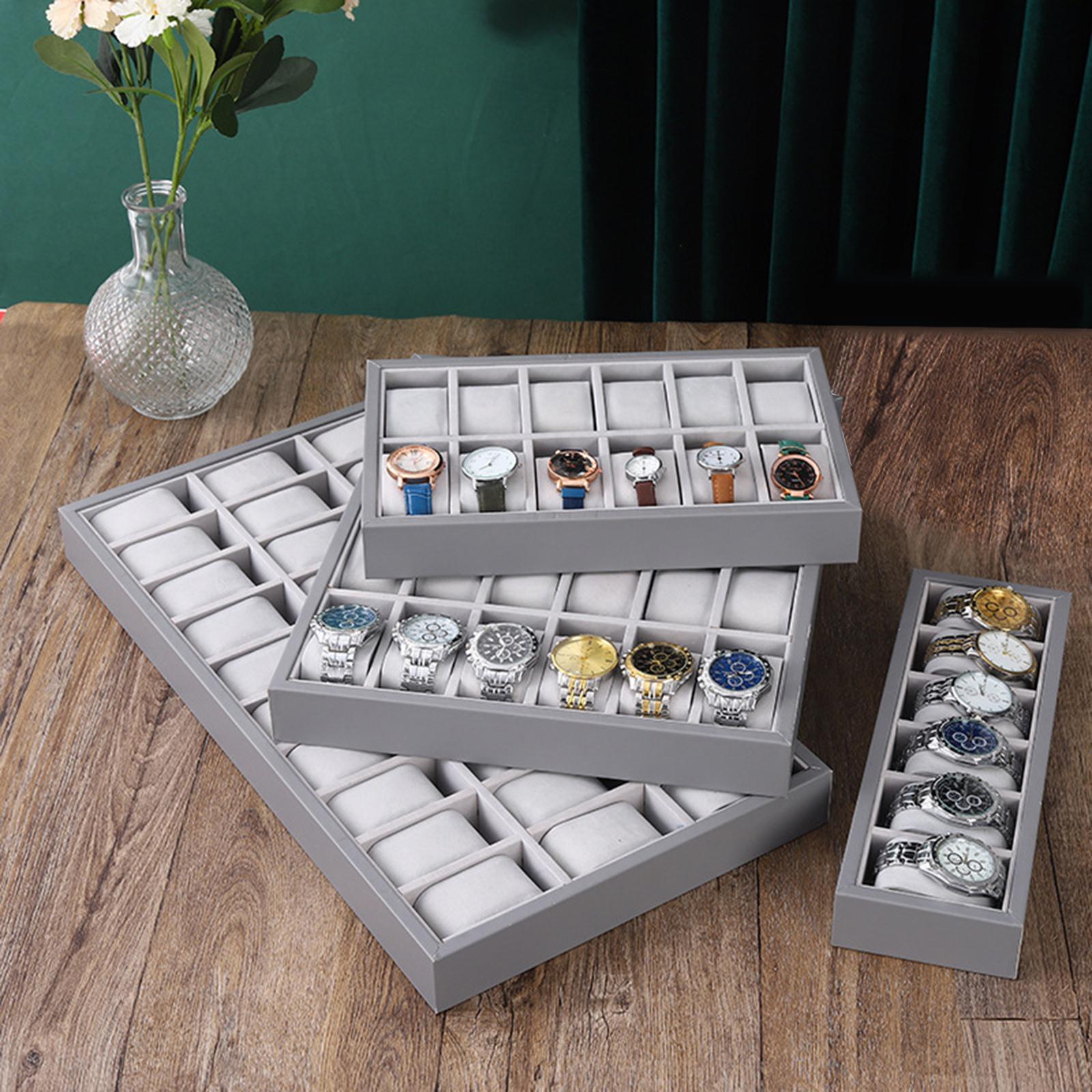Sieradenbakje Houten 30-raster - Jewelry Store Mens Watches recensie en prijs