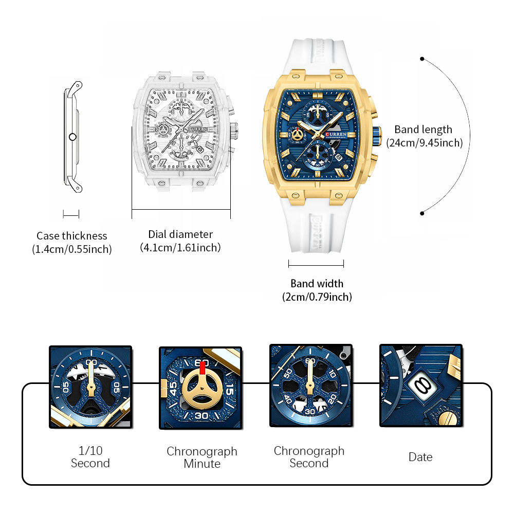 CURREN Luxe vintage horloge vo - Jewellery Watch recensie en prijs