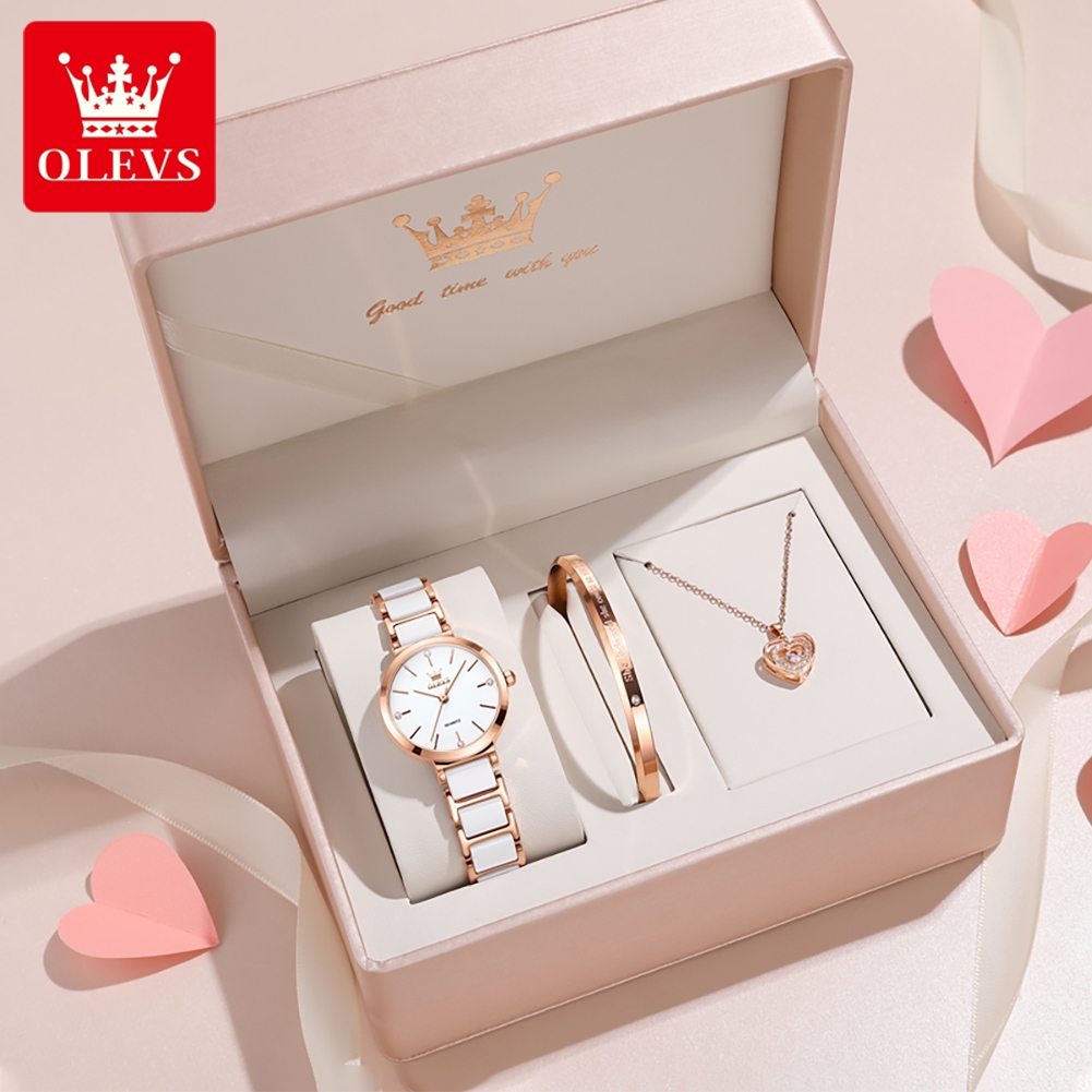OLEVS Dameshorloge 5877 Luxe E - Jewellery Watch recensie en prijs