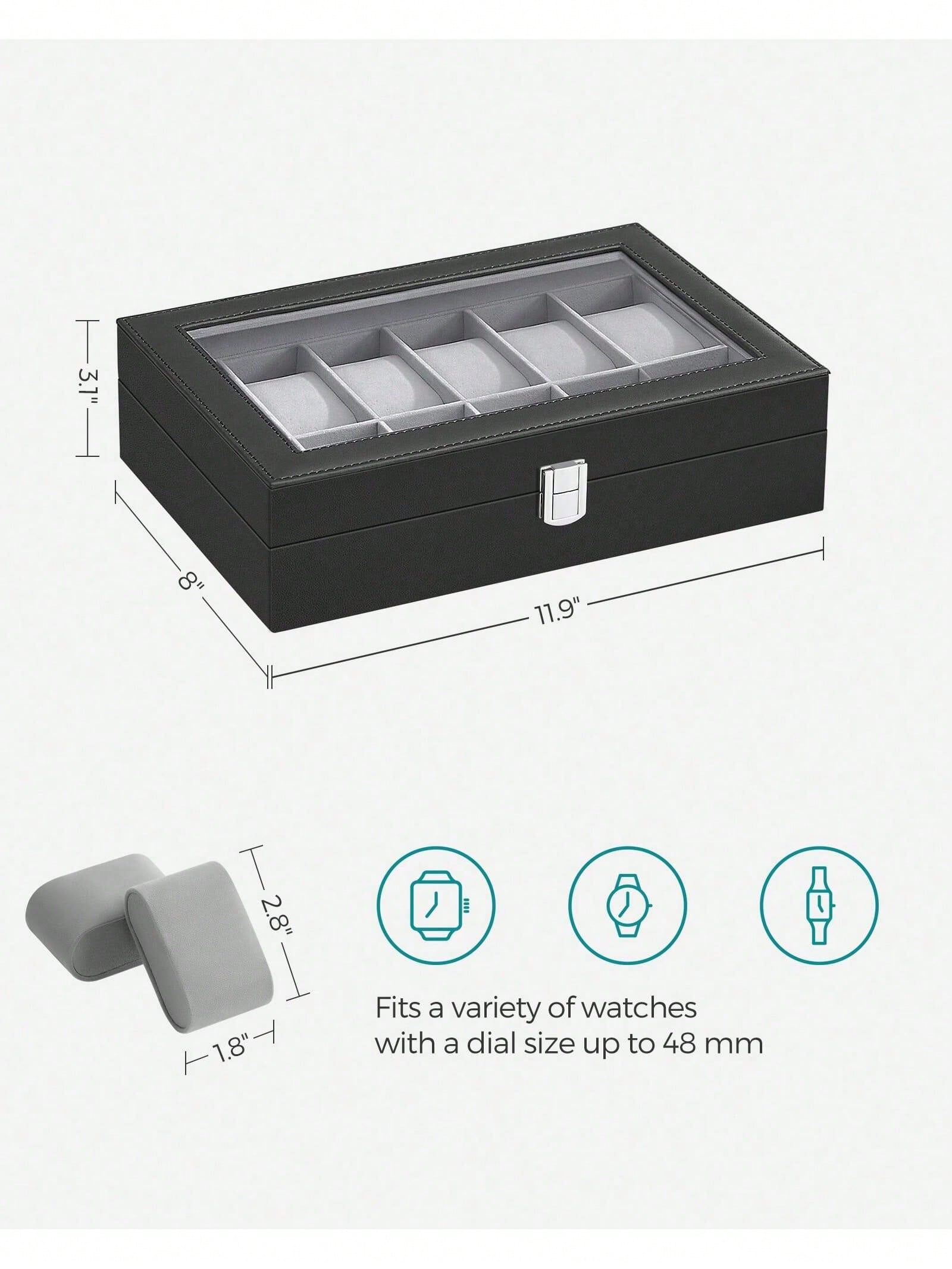 12-vakjes afsluitbare horloged - Jewellery Watch recensie en prijs