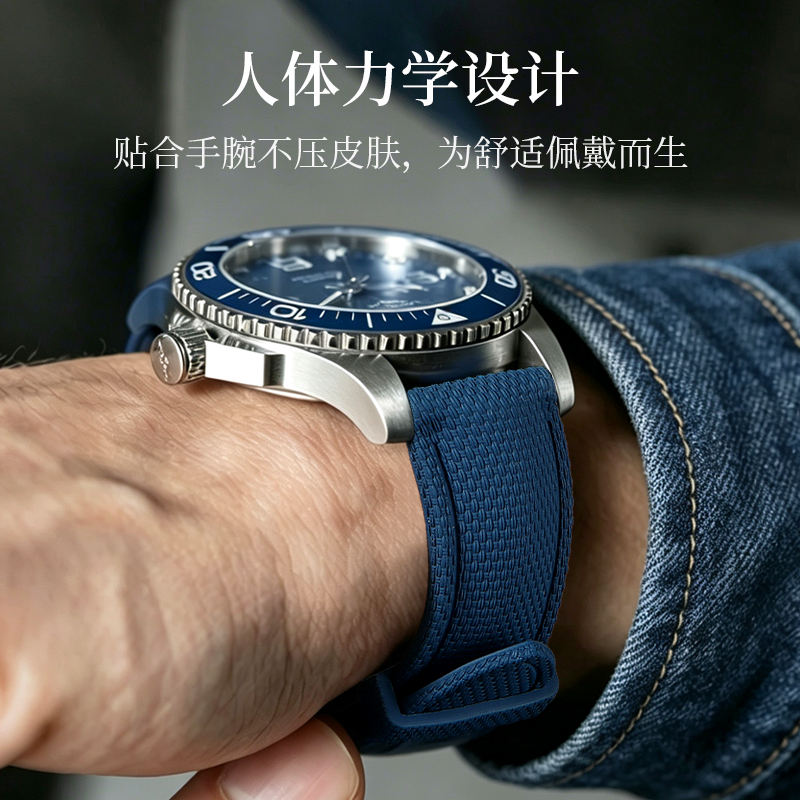 Nylon-textuur FKM fluorrubber  - Audemars Piguet Watch Code 11.59 recensie en prijs