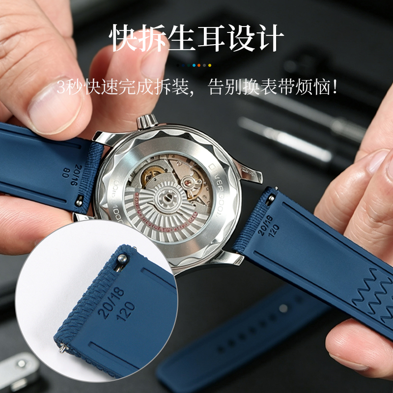 Nylon-textuur FKM fluorrubber  - Audemars Piguet Watch Code 11.59 recensie en prijs