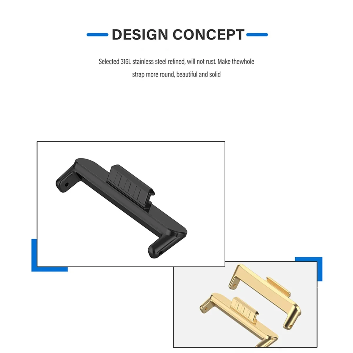 20mm 22mm 1 Paar Adapter voor  - Jewellery Watch recensie en prijs