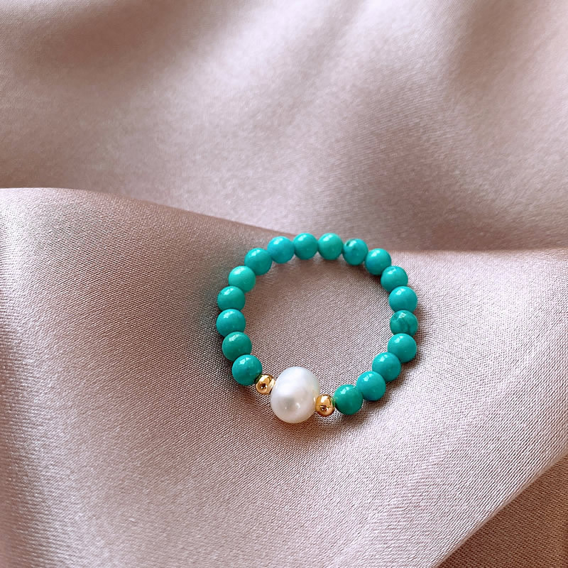 Nieuwe collectie trendy natuur - Turquoise Stone Ring recensie en prijs