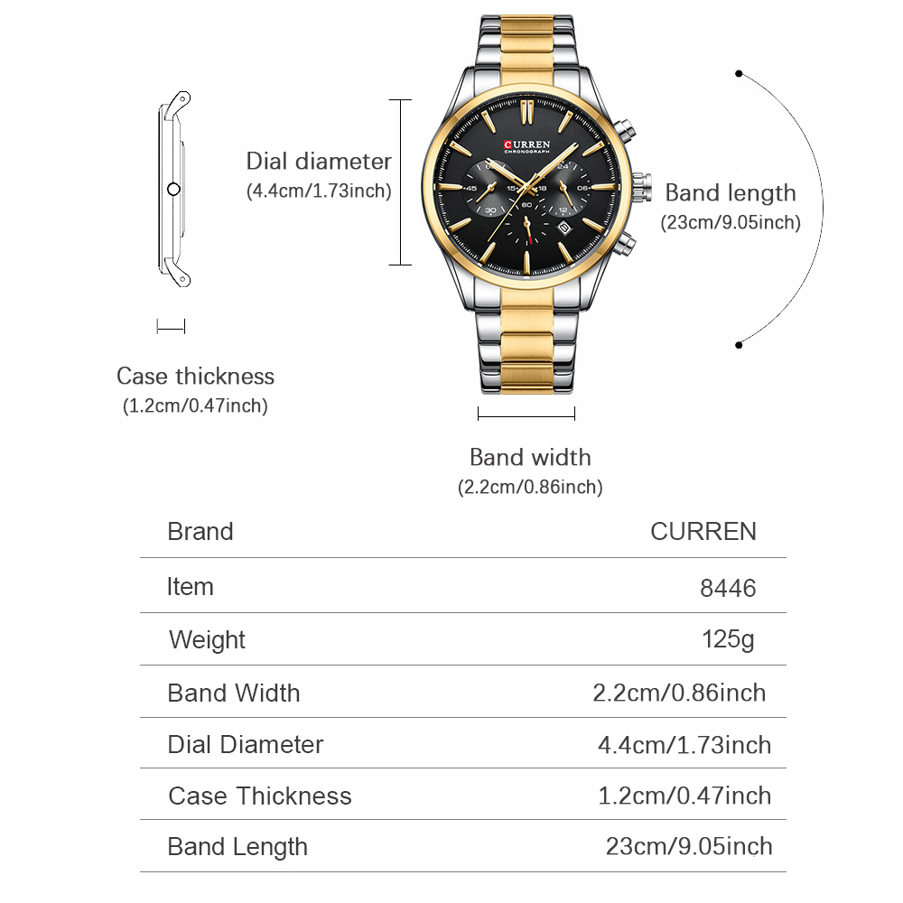 CURREN Casual quartz chrono sp - Jewellery Watch recensie en prijs