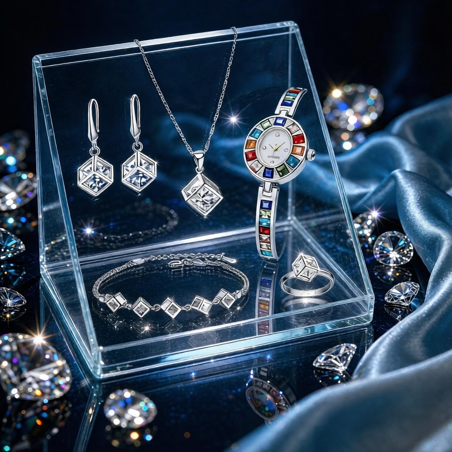 Luxe 925 Sterling Zilver Geome - Best Jewelry Watches For Women recensie en prijs