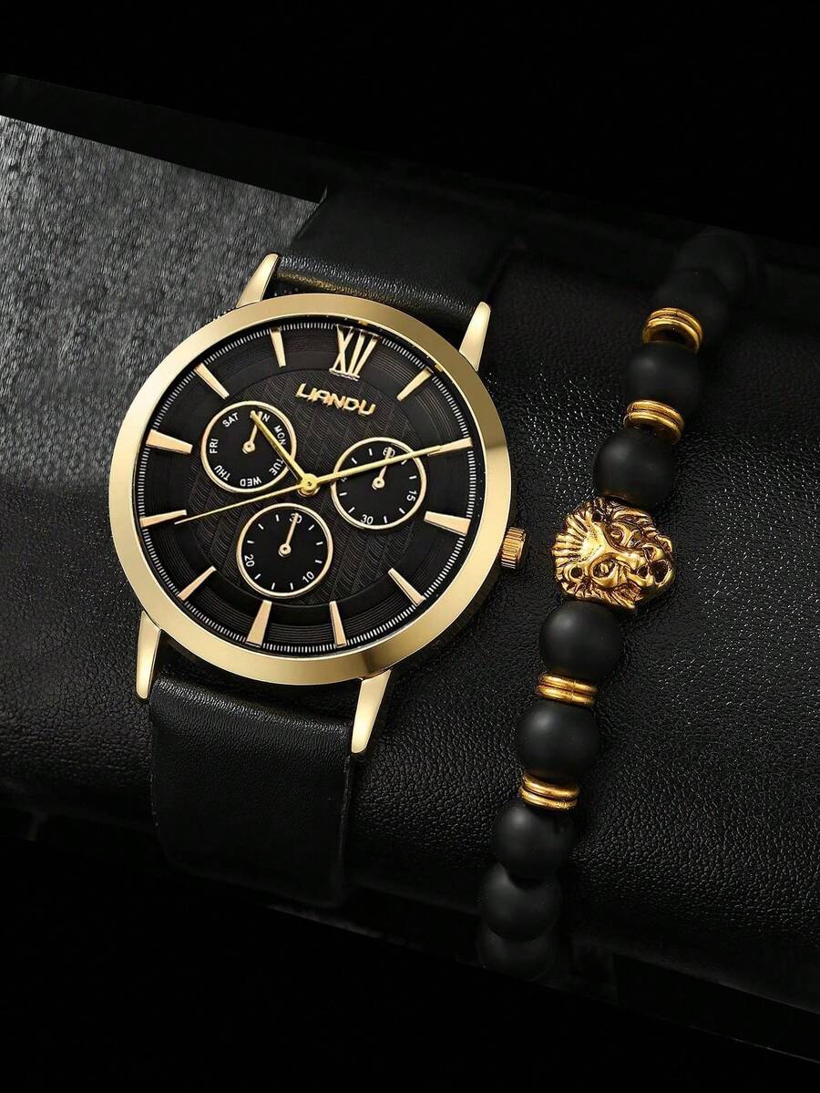 LIANDU LIANDU 1 Set Herenmode  - Leather Bracelet recensie en prijs