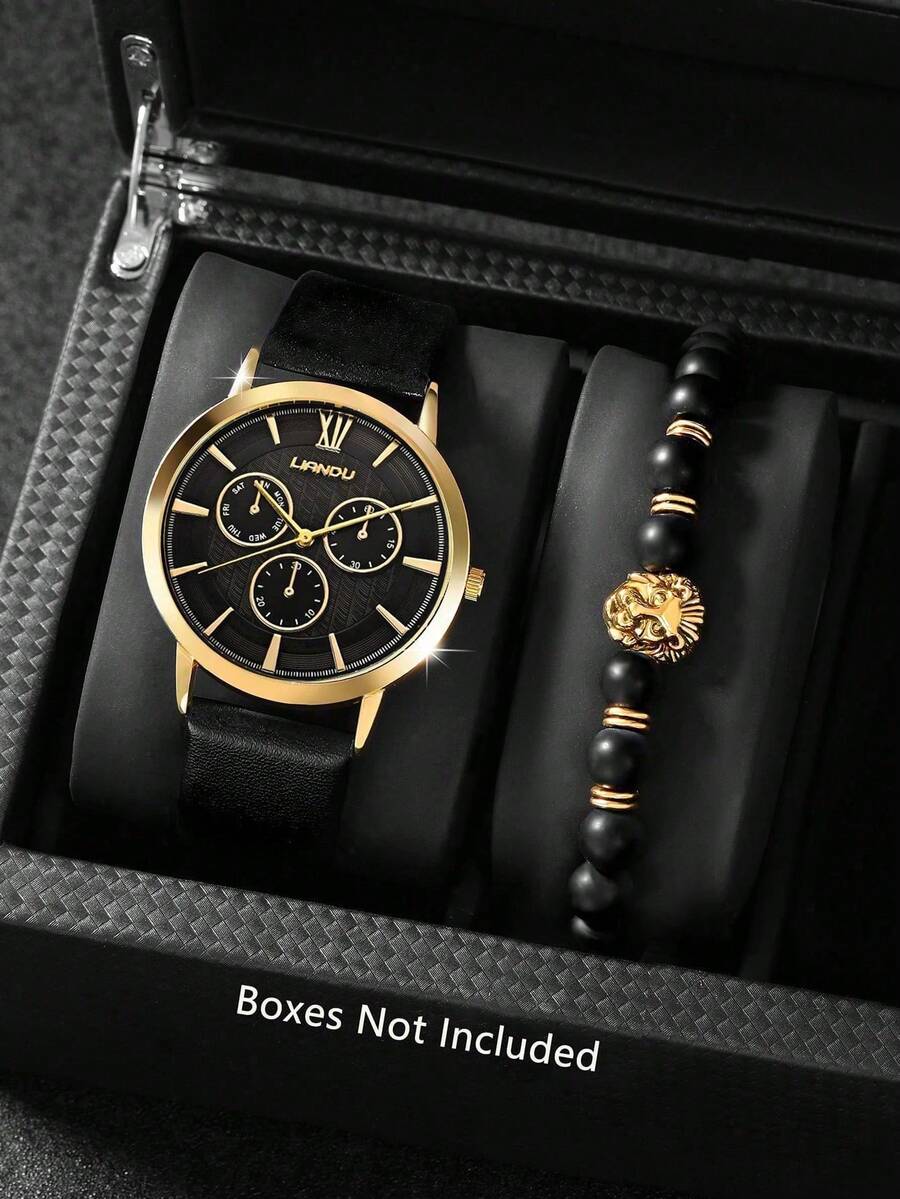 LIANDU LIANDU 1 Set Herenmode  - Leather Bracelet recensie en prijs