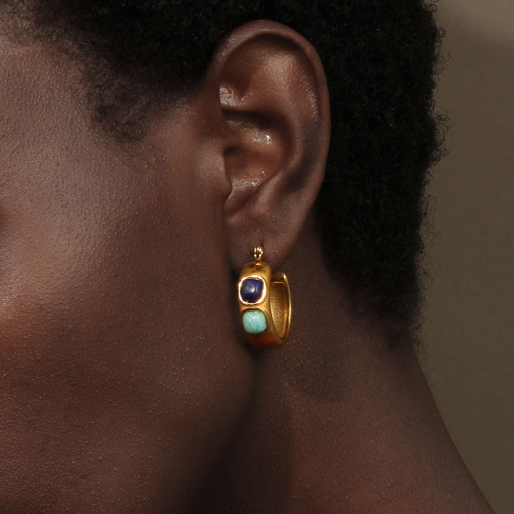 E.B.belle Ronde Lazurite Turqu - Turquoise Stone Ring recensie en prijs