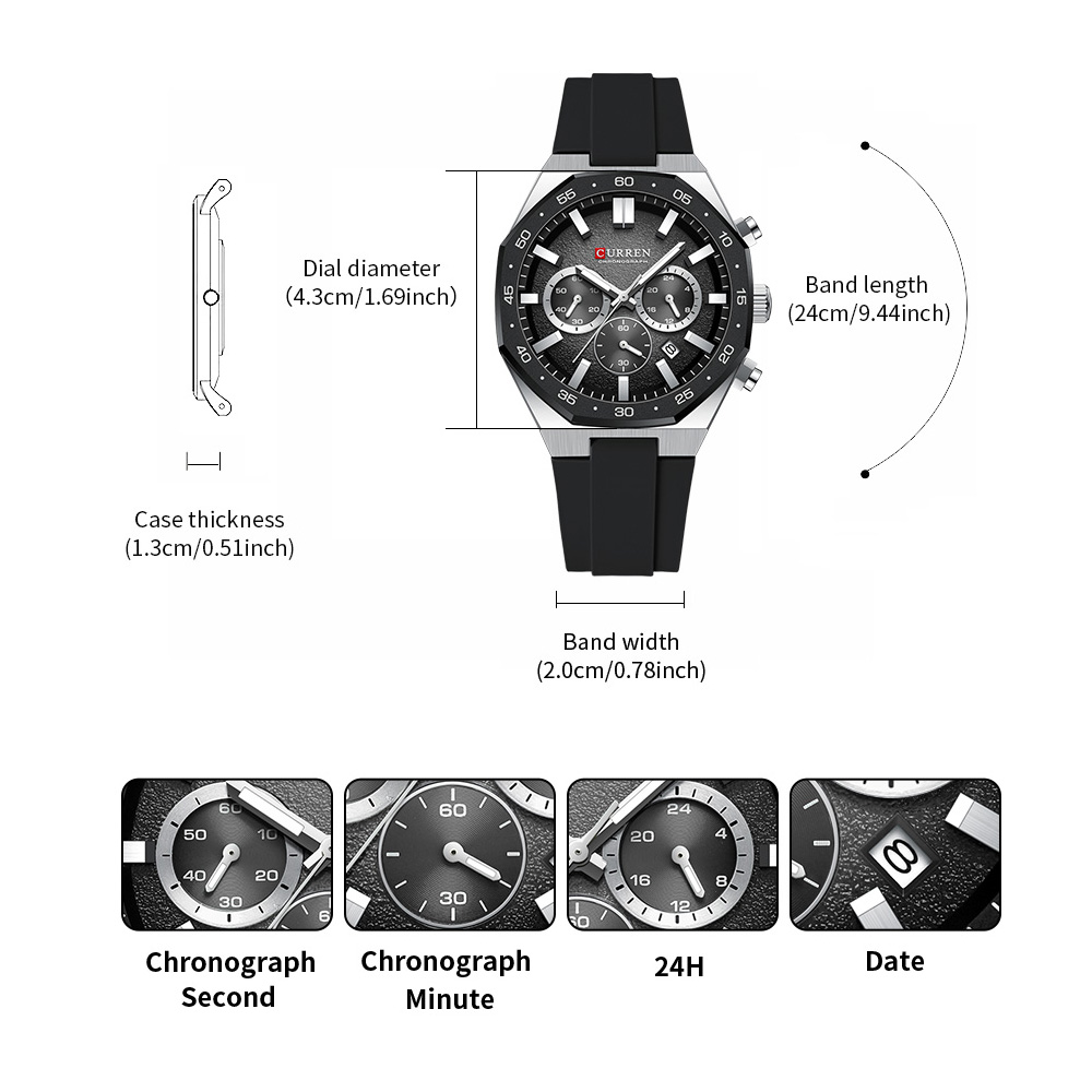 CURREN Mode Casual Heren Sport - Jewellery Watch recensie en prijs