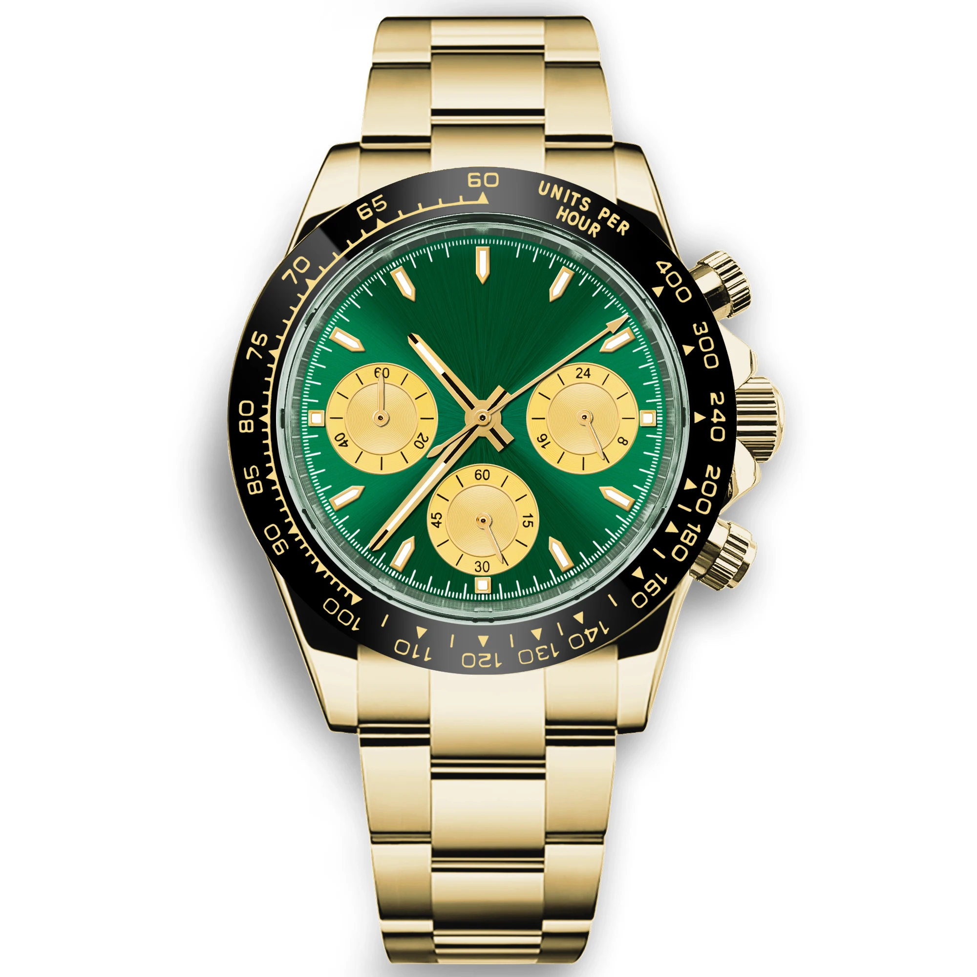 Aangepaste 39 mm horloge quart - Mens Mechanical Watch recensie en prijs