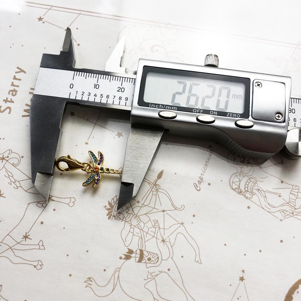 Dragonfly Charm Hanger Herfst  - Paradise Jewelry & Watches Llc Miami Photos recensie en prijs